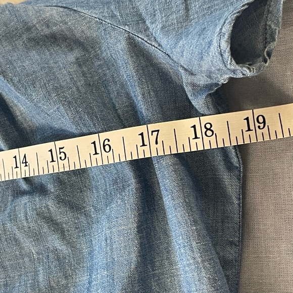 Women's Sonoma Goods For Life 100% Cotton Flutter Sleeve Dress w pockets - Picture 10 of 11